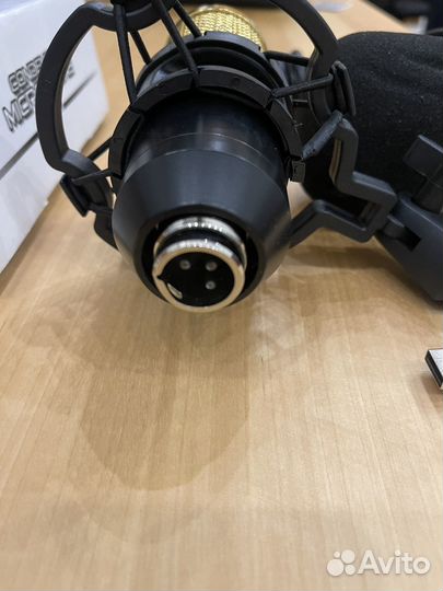 Микрофон паук держатель фантомное кабель xlr