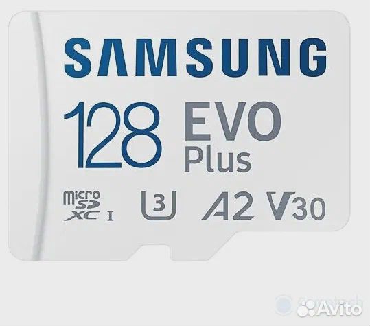 Карта памяти microSD Samsung Evo Plus 128 Gb