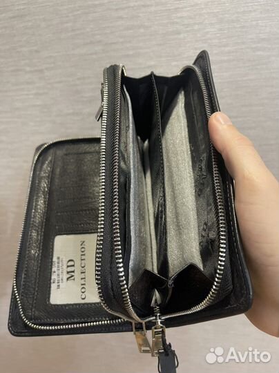 Мужской клатч из натуральной кожи