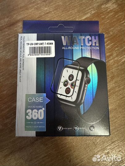 Защитное стекло на apple watch 7, 45 мм