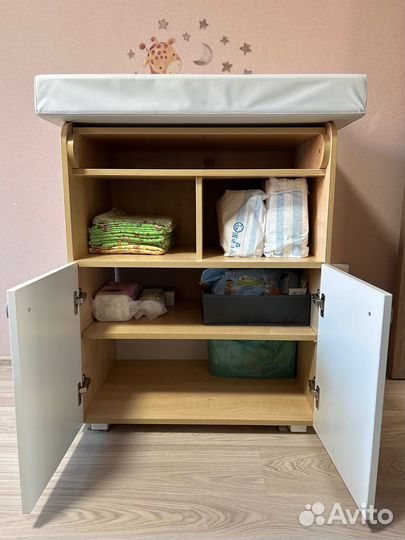 Пеленальный комод с пеленальной доской