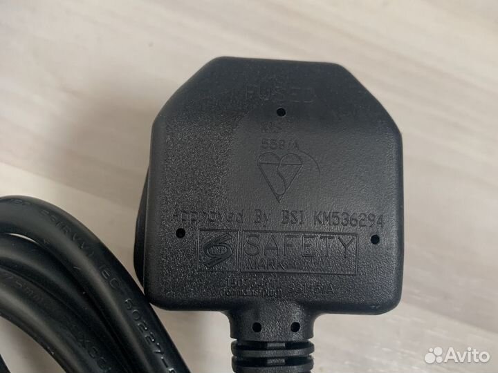 Сетевой шнур питания с защитой для пк