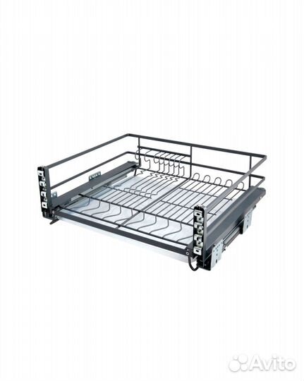 Сушка выдвижная нижняя для посуды В базу 600 мм
