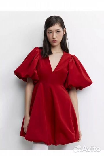 Платье мини бархатное Befree