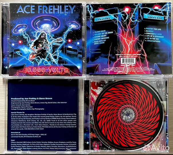 Музыкальные cd диски Ace Frehley ex-Kiss +2024