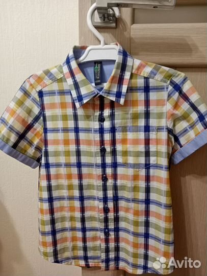 Рубашки на 4-6лет в отличном состоянии