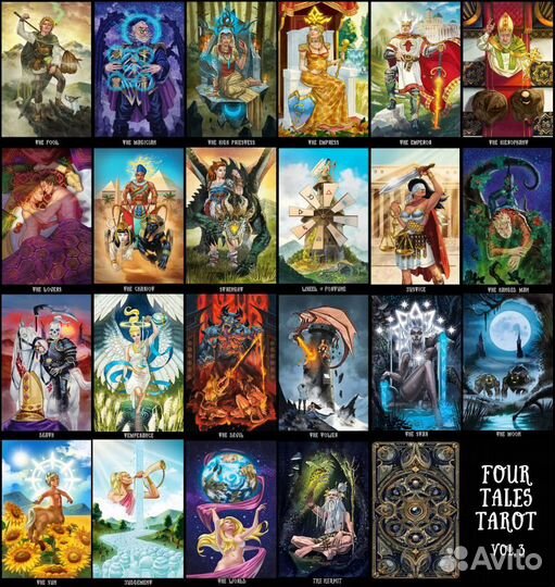 Four Tales Tarot/ Таро Четыре сказки. оригинал