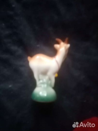 Фарфор гжель статуэтка козлик