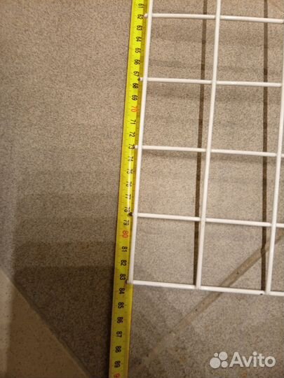 Сетка белая металл 80*35 см