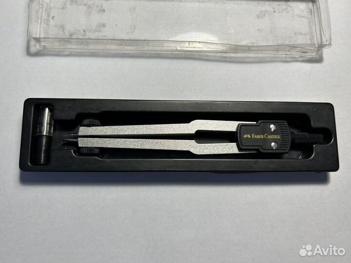 Циркуль Faber Castell с чехлом и грифелями