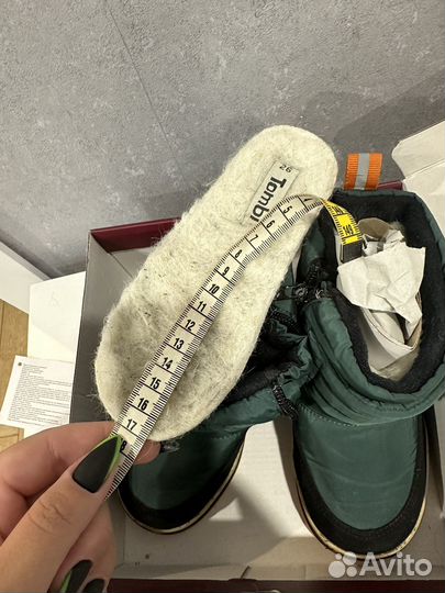 Дутики детские 26 сапожки tombi