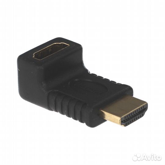 Переходник hdmi (M) - hdmi (F) угловой
