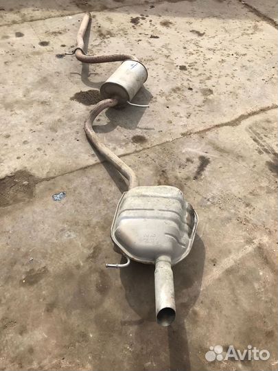 Глушитель Volkswagen Jetta 6 на балку