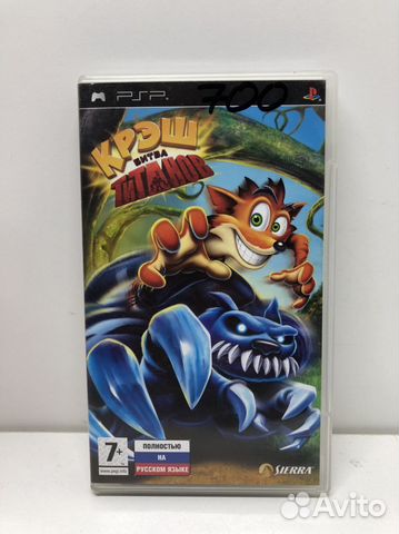 Диск Крэш битва титанов на PSP