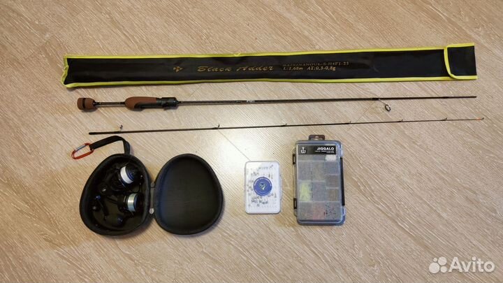 Спиннинг black adder nano 0.3-0.8