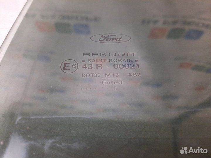 Стекло двери заднее левое Ford Mondeo 3 cjba 2007