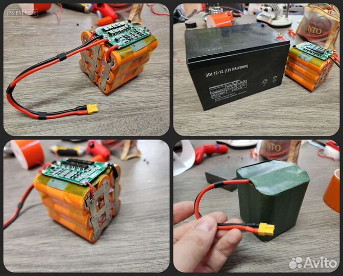 Ремонт аккумулятора самоката,скутера,моноколеса