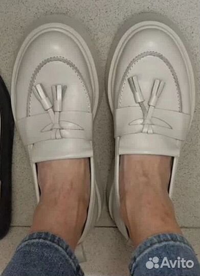 Лоферы женские 39 натуральная кожа