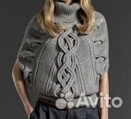 Свитер пончо