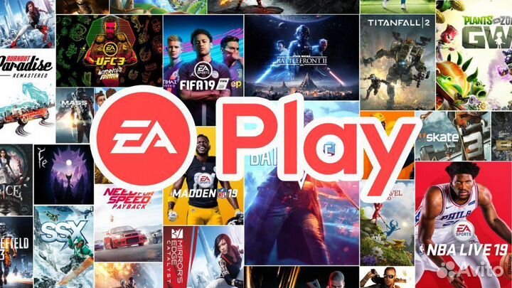 EA Play на PS4/PS5 (FIFA 23,NHL 23,UFC 4 и др)