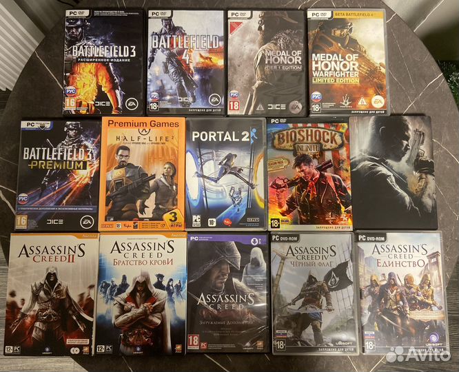 Компьютерные игры CD диски для пк для коллекции