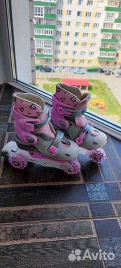 Ролики детские раздвижные Action р. 26-29