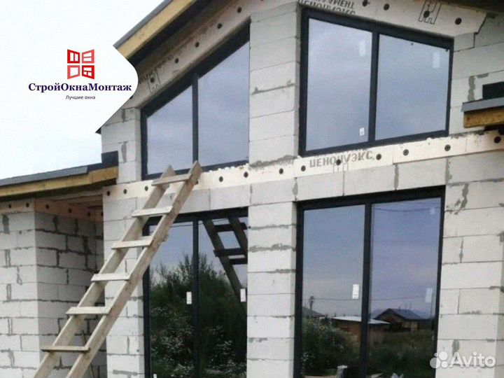 Пластиковые и алюминиевые окна с установкой
