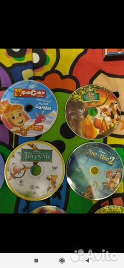 Dvd диски мультфильмы и песенки детские