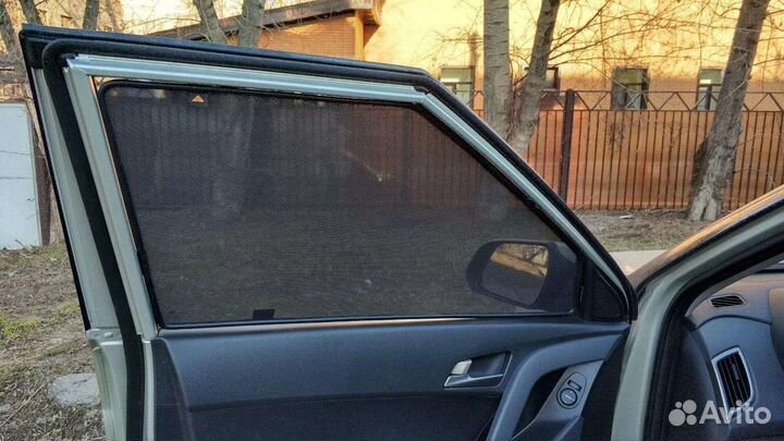 Каркасные шторки hyundai creta