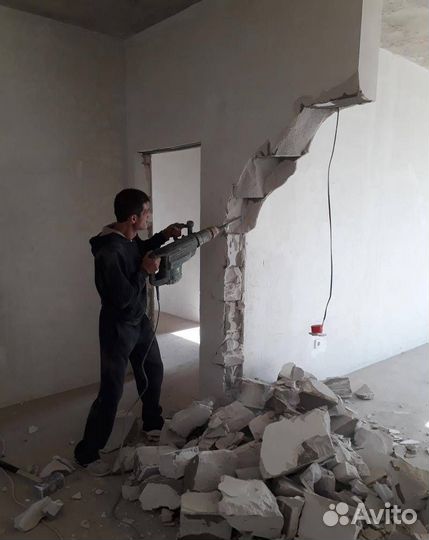 Демонтаж в квартире вывоз мусора