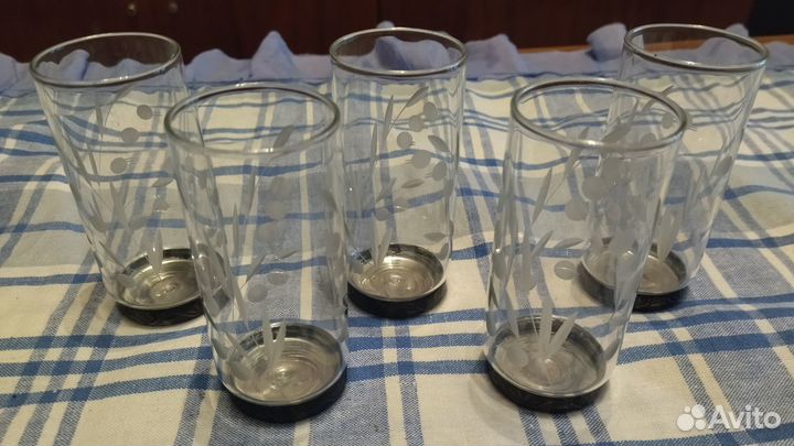 Бокалы, рюмки, стопки стекло