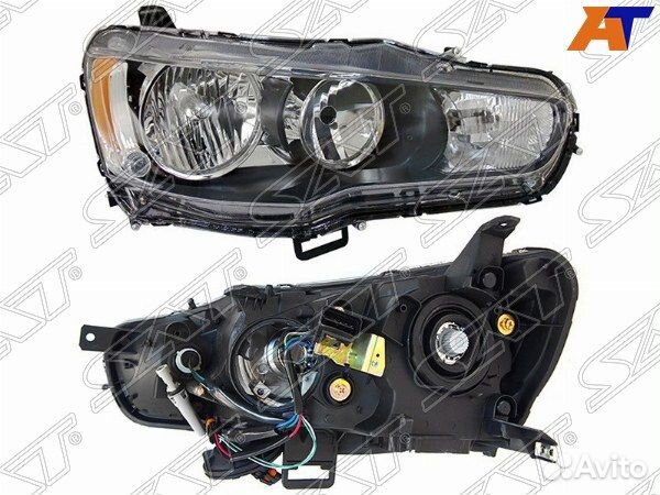 Фара mitsubishi lancer