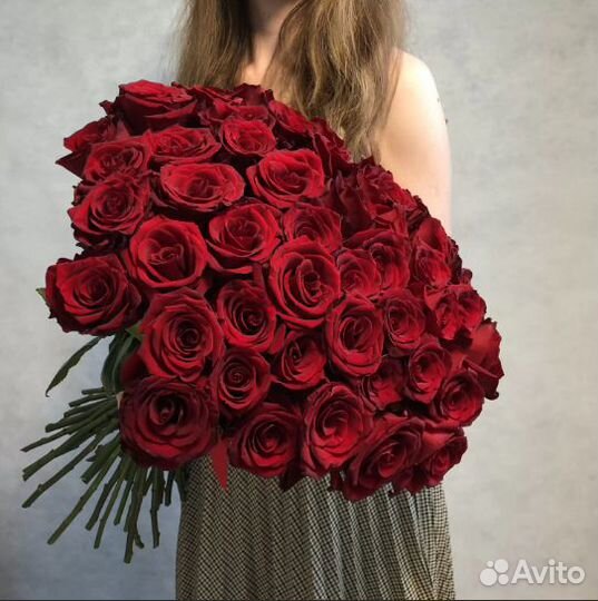 Букет из 69 красных роз Новосибирск