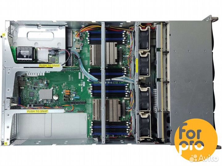 Supermicro 2U X10DRU 12LFF 2xE5-2683v3 64GB, 9361