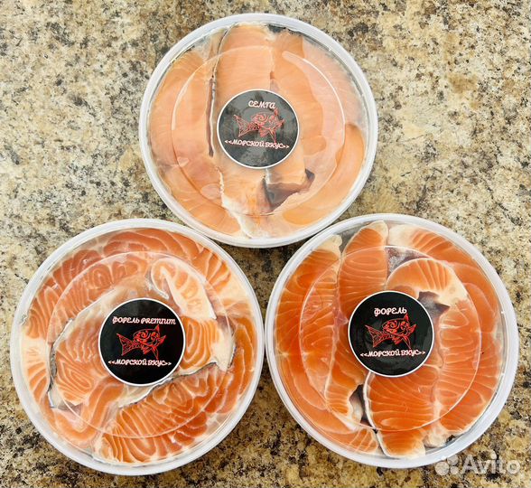 Семга слабосолленая (лосось)