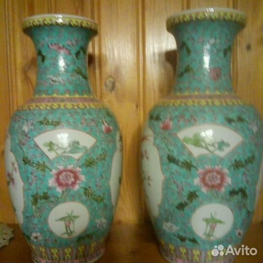 Китайские парные вазы