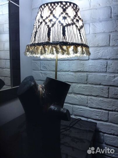 Лампа настольная винтаж