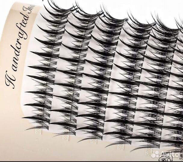 Накладные ресницы-пучки микс 