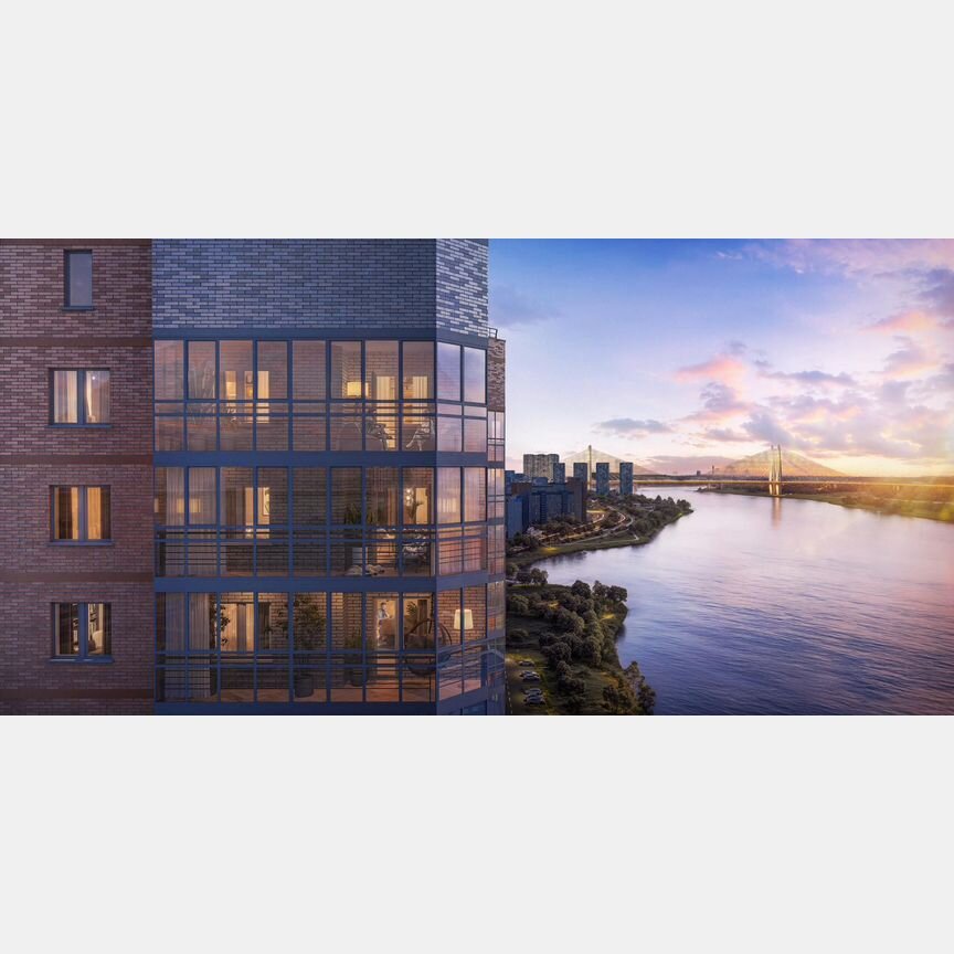 2-к. квартира, 53,5 м², 2/23 эт.