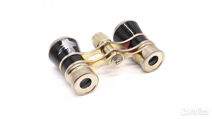 Бинокль театральный золотистый (СССР, 1985)