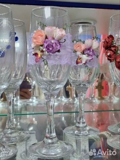 Фужеры свадебные