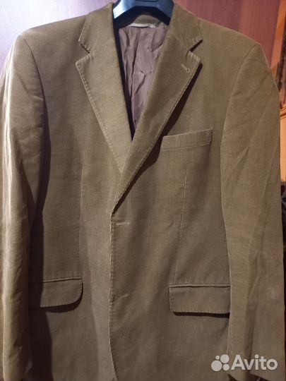 Пиджак вельвет, горчичный цвет Италия Cesare Roma