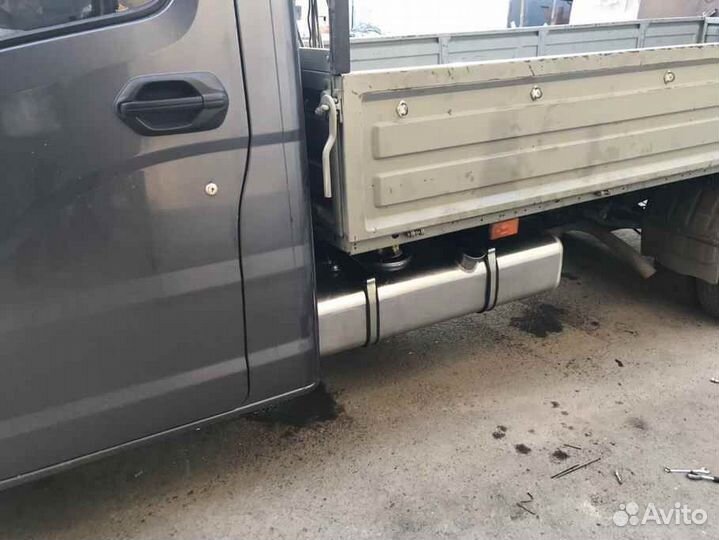 Алюминиевый бензобак 100л Газель