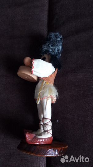 Фигурка Гуцулла с барабаном, СССР