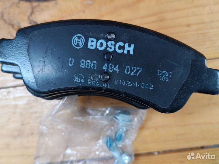 Колодки тормозные Bosch Citroen C4