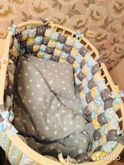 Бортики в детскую кроватку