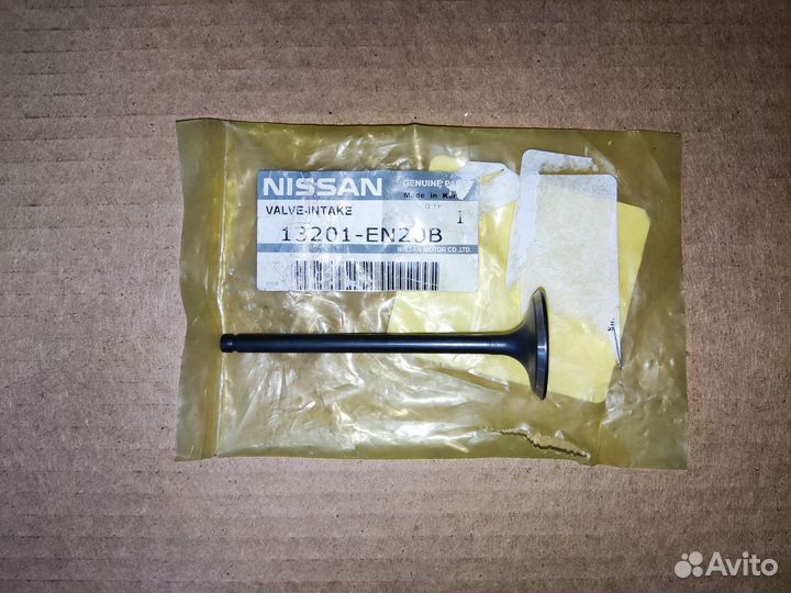 Клапан впускной qashqai sentra serena teana tiida