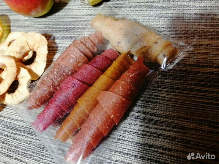 Пастила фрипсы из домашних и тропических фруктов