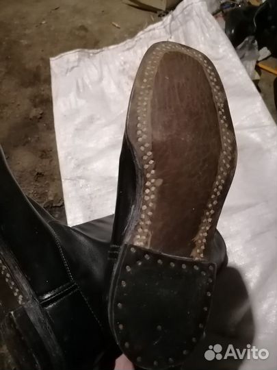 Хромовые сапоги 41р