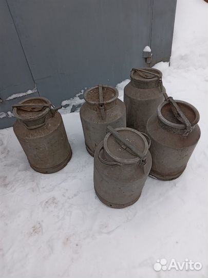 Молочный бидон алюминий 40 литров